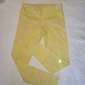 ALO Yoga Yellow Pastel Geometric Leggings